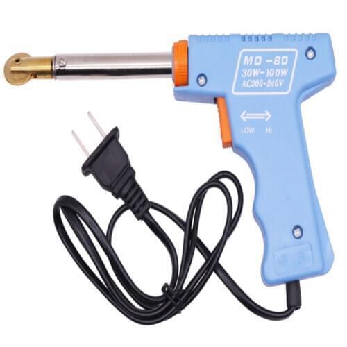 Newest 1Pc Bee Nest Embedding Device 30-100W AC200-240V Quick Heat Soldering Gun MD-80 Model Apiary Apiculture Beekeeping Tools