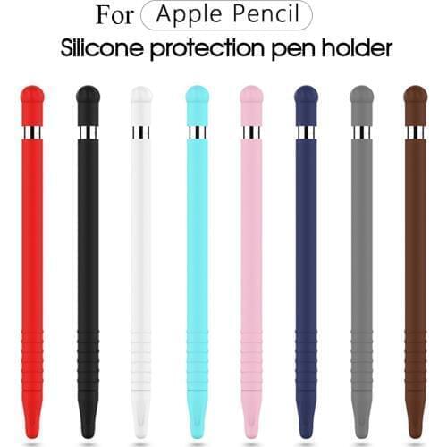 Silicone Case Compatible For Apple Pencil 1 Tablet Touch Stylus Pen Protective Cover Pouch Tips Cap Sleeve Cases For iPad