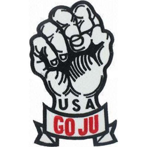 USA GO JU Patches Made by Twill Heat Cut Broder and Iron On Backing Customized MOQ50pcs free shipping by Post