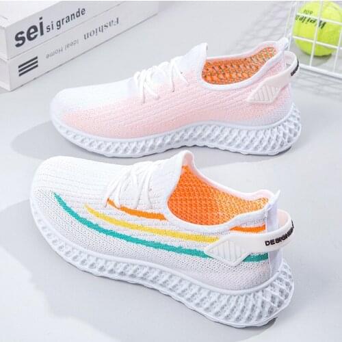 Shoes Women 's Shoes Ins Trendy Shoes Internet Celebrity Sneakers Women 's Popular Breathable Mesh Summer Coconut Shoes Women