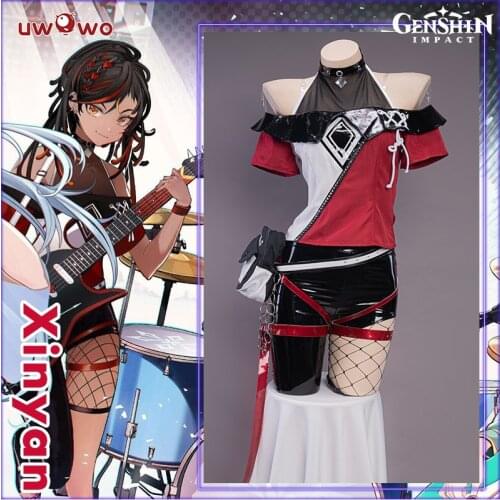 1 Deposit= $5 Coupon UWOWO Game Genshin Impact Fanart Maid Ver Klee Maid Cosplay Costume