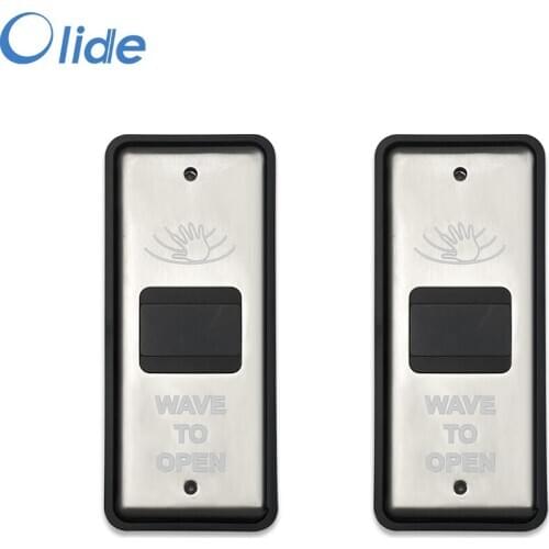 Narrow Switch Wave To Open Touchless Hand Sensor Push Button