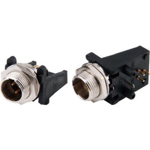 High quality100pcs/lot 3 Pole PCB Panel Socket Mini XLR male Style Connector socket