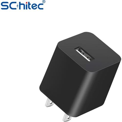 Schitec 5V 1A USB Charger for IPhone 7 8 XS IPad Fast Wall Charger EU Adapter for Samsung S9 Xiaomi Mi 8 Mobile Phone Charger
