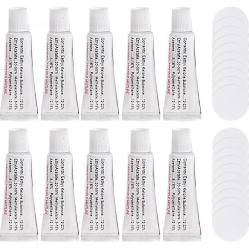 10pcs Repair Patch Glue Kit Spa PVC Swimming Pools Puncture For Inflatable Raft Waterproof Strong Adhesion Safe Heat Resistance