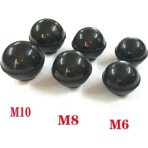 5pc BRIDGEPORT Milling Machine Part Plastic Ball Knobs Handles M10 M8M6 Bore