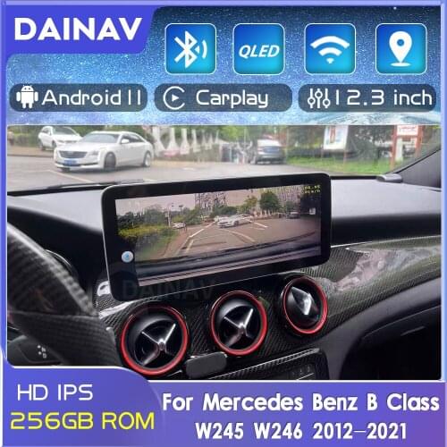 8+256GB Android 11.0 car radio GPS Navigation For Mercedes Benz B Class W245 W246 2012-2021 multimedia player stereo
