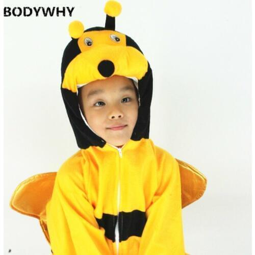 Children Mascot Cartoon Doll Siamese Animal Costumes Stage Clothing Bees Butterflies Outfit Clothing Comfortable Plush Pajamas