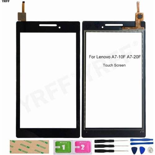 For Lenovo Tab 2 A7-10F A7-20F Glass Panel Lens Sensor For Lenovo Tab 2 A7-10 A7-20 Touch Screen Digitizer Assembly Repair Parts