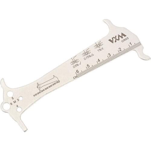 MTB Bike Chain Wear Indicator Measurement Checker Biking Ruler Bicycle Chains Gauge Portable Dustproof Checker Cycling Parts
