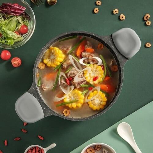 Non-stick pot kitchen cookware cooking pot stock pot hot pot cooker Induction cooker gas universal pots for cooking