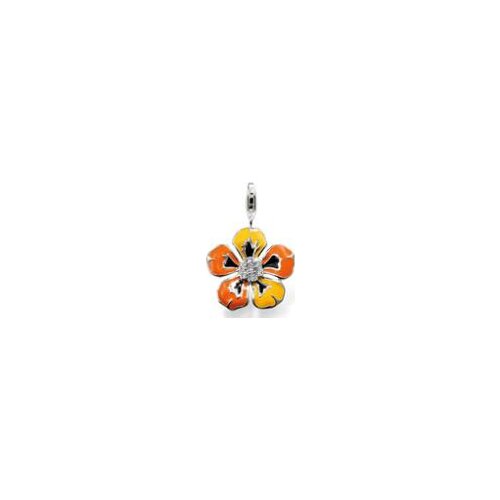 PT2488 Tropical flower Pendant Special price original For Fashion Cute Gift Euro-American style Bracelet And Necklace Diy charms