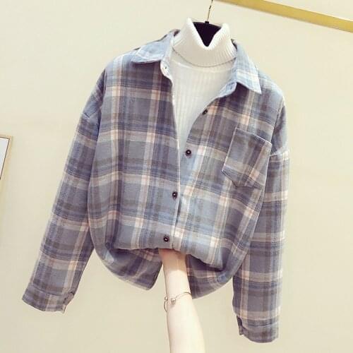 LSHITT Women's Plaid Shirts