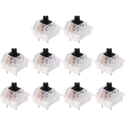 E65A Outemu 3Pin Switches black red brown blue fit for cherry MX Mechanical Keyboard