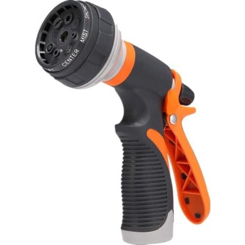 Multifunctional household car wash water gun Adjustable rotating nozzle high pressure watering spray gun water hose nozzle