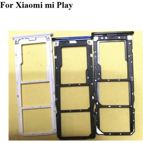 For xiaomi mi play New Original Sim Card Holder Tray Card Slot For xiaomi Miplay Sim Card Holder Mi play Replacement