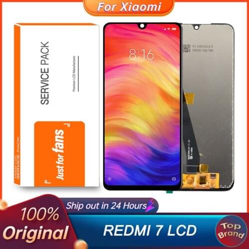 Original For Xiaomi Redmi 7 LCD Screen Tested Lcd Display+Touch Screen Replacement with Frame On For Xiaomi Redmi 7 M1810F6LG