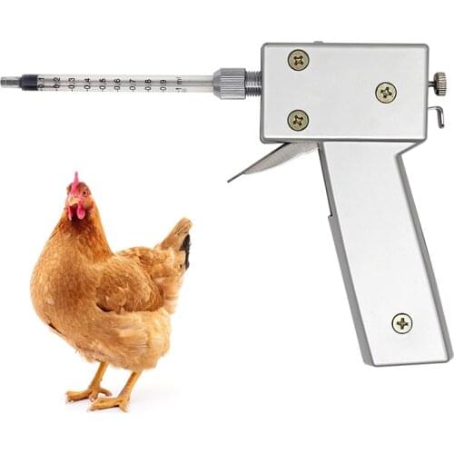 Poultry Chicken Continuous Insemination Semen Gun Metering Adjustable Operation Simple Chicken Sperm Artificial Insemination