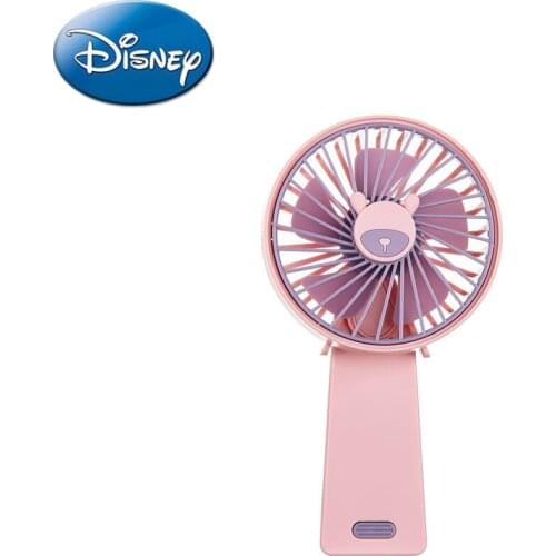 Disney Handheld Desktop Folding Ultra-long Battery Life Mini Charging Small Fan Student Dormitory Mute Portable Large Wind Fan