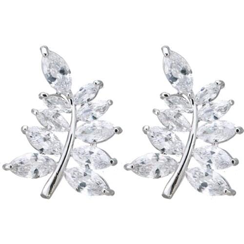 Bettyue For Women Dress Up Vivid Tree Model Of Flying In The Wind AAA Zirconia Fascinating Earring Fashion Party Brilliant Gift