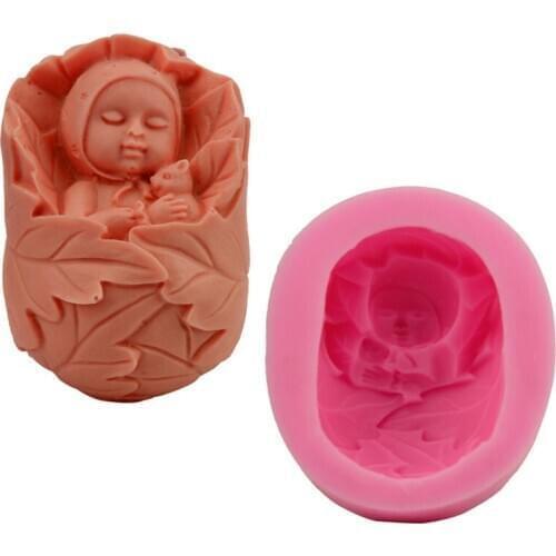 Handmade DIY Silicone Soap Mold Soap Making 3D Oval Rectangle Soap Mould Craft Flowers Bathroom Kitchen Soap Mold