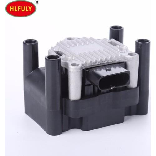 Ignition coil ignition system for VW Audi A1 (8X1, 8XF) A2 (8Z0) A3 (8L1) (8P1) A4 OEM NO# 032 905 106 B / 0 221 603 006