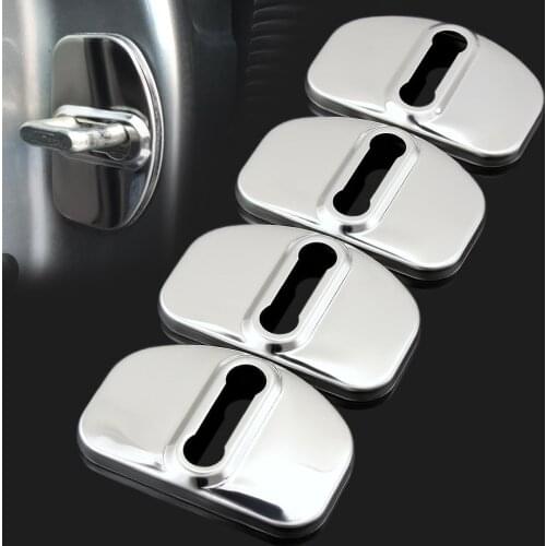 Car Styling Auto Stainless Steel Door Lock Cover Case for Lada XRAY Vesta SW Cross Accessories Car-Styling