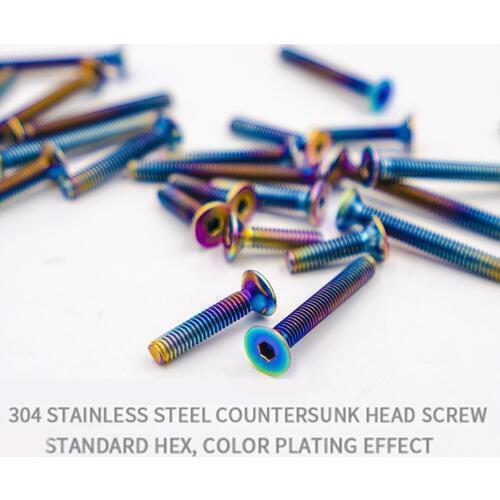 SPIRIT BEAST Hexagon Socket Head Screw M4X16 M4X20 M4X25 M4X30 M4X35 M4X40 for Car Motorcycle ATV Scooter Bike UTV BOAT