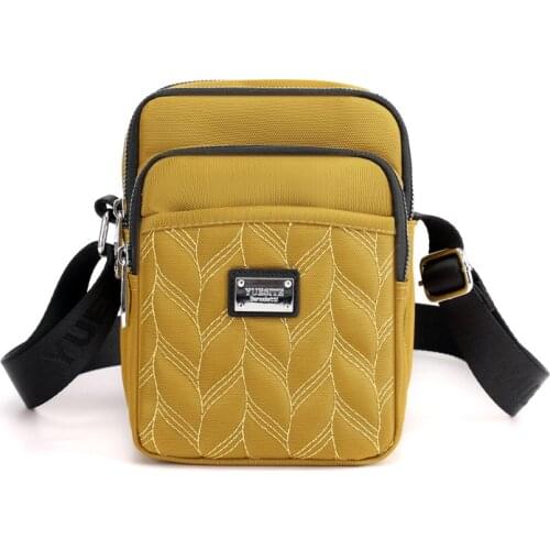 2021 New trend nylon Cross bag 3 layers mini womens shoulder bag waterproof small woman bag high quality Women crossbody bag