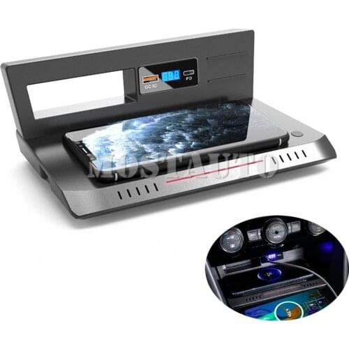 The Phone With QI Wireless Charging For Volkswagen VW Tiguan MK2 Car Wireless Charger Wireless Phone Fast Charging 2016-2020