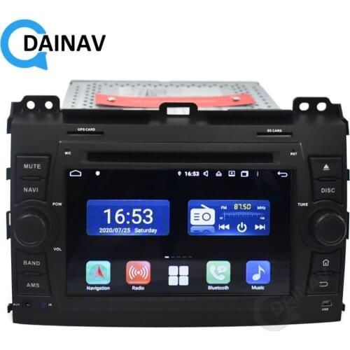 Car Stereo receiver 2 din android FOR LAND CRUISER PRADO 2006 2007 2008 2009 2010 Telsa Style Car Radio GPS Navigation