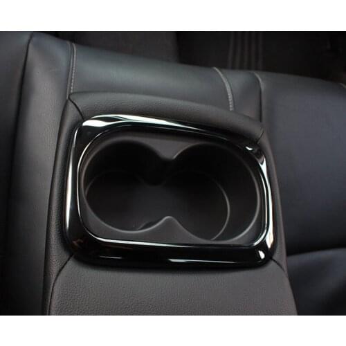Lsrtw2017 Car Rear Row Armrest Cup Slot Frame Trim for Honda Civic 2016 2017 2018 2019 2020 2021 10th Accessories Auto Styling
