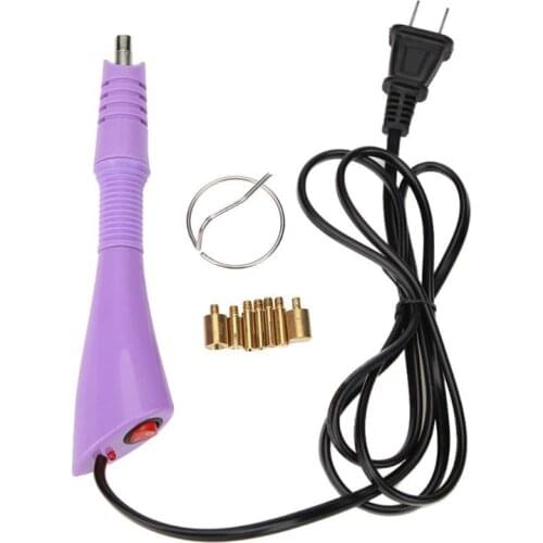 Hotfix Rhinestone Applicator Purple Pink Choice Hot Fix Applicator Iron-on Wand Heat-fix Tool Wand Gun Garment