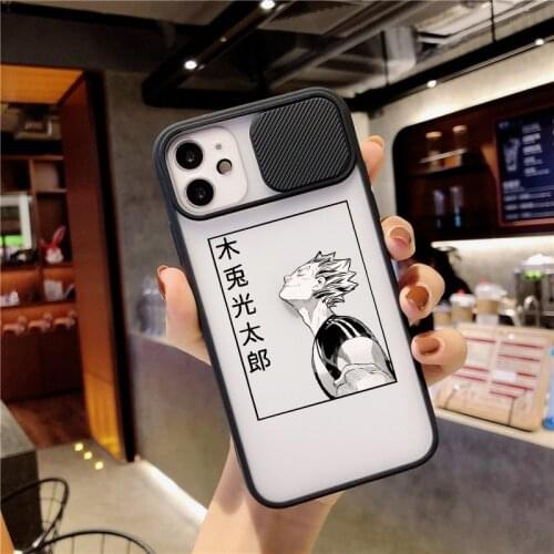 Japan Anime Oya Oya Oya Lens Protection Phone Case for IPhone X 7 8 Plus 12 11 Pro XS MAX 6 XR SE2 Haikyuu Love Volleyball Cover