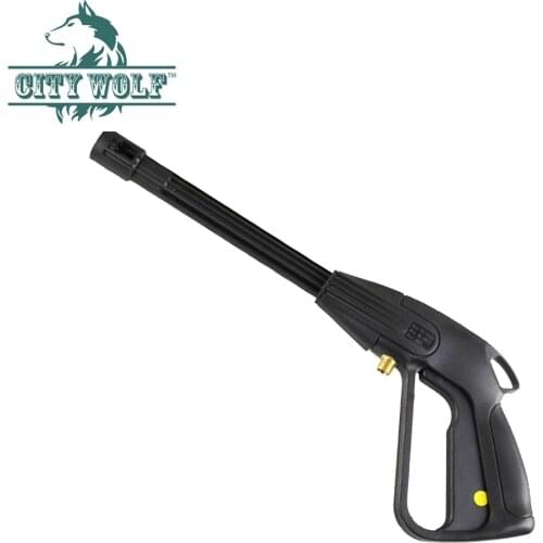 City wolf high pressure washer Thread Connected Plastic Spray Water Gun for Lavor Sterwins Huter car washer accessory M14x1.2mm