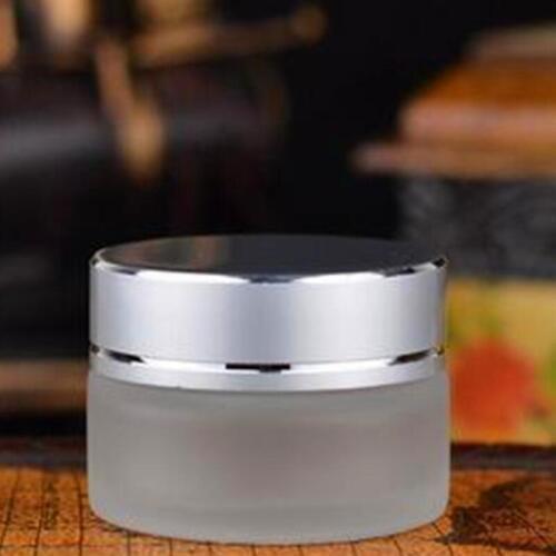 20g frosted glass jars, 20ml frost cream jars, skin care cream bottles, glass cosmetic containers LX8424