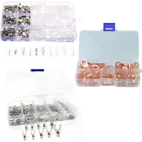 Cold-pressed Terminal Male and Female To Plug Connector OT/UT Fork Round Bare End Copper Nose Battery Cable Terminal Connector