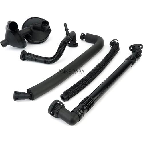 Crankcase Vent Valve & Breather Hose Kit for BMW 11617533400 11157532628 11617500021 11617533398 11617533399