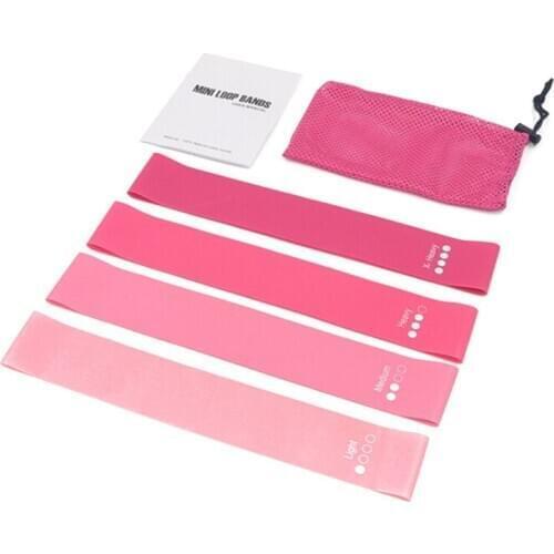 Fitness Natural Latex Resistance Loop Bands Home Exercise Strength Training Equipment Sports Workout Rubber Elastic Yoga Bands