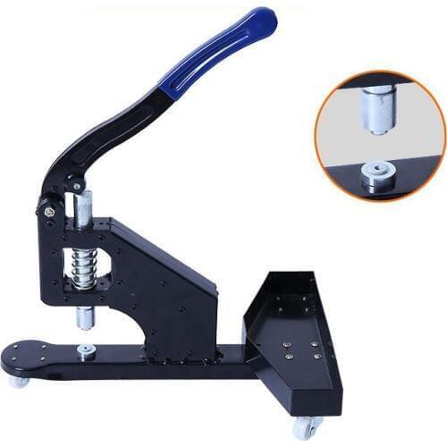 Universal Wheel Ringless Buckle Machine Photo Advertising Grommets Light Box Knife Scraper Manual Punching Machine Inkjet Cloth