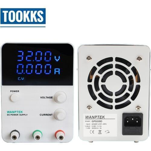 Mini 30V 5A LED Display Adjustable Switching DC Power Supply GPS305D 4 Digits LED Voltage Regulator Power Source 220v