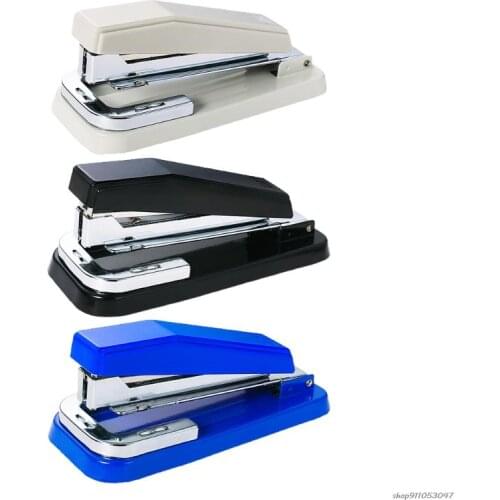Multi-in-1 Reduced Effort Stapler Rotatable Tabletop Stapler for Office Desk 25 Sheets Paper Capacity for Office School Dropship