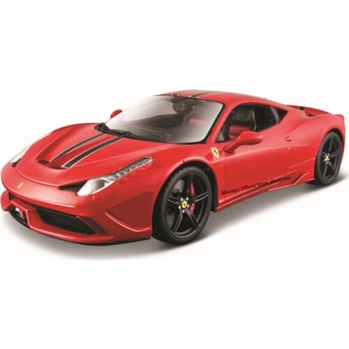 Bburago 1:18 Hardcover Edition FERRARI 458 SPECIALE Car Static Die Cast Vehicles Collectible Model Car Toys