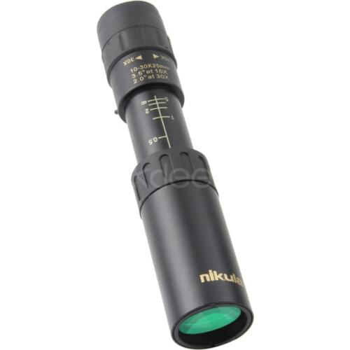 Monocular Telescope 10-30X25 Continuous Zoom Low Light Night Vision HD Times Metal Tube Telescopio Astronomico Profesional