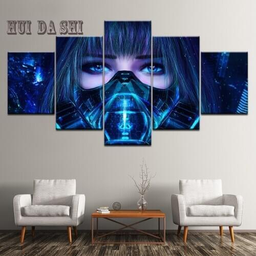 Living room wall decor home decor beautiful girls anime printed movie poster Wall Art Picture printed Painting canvas artwork