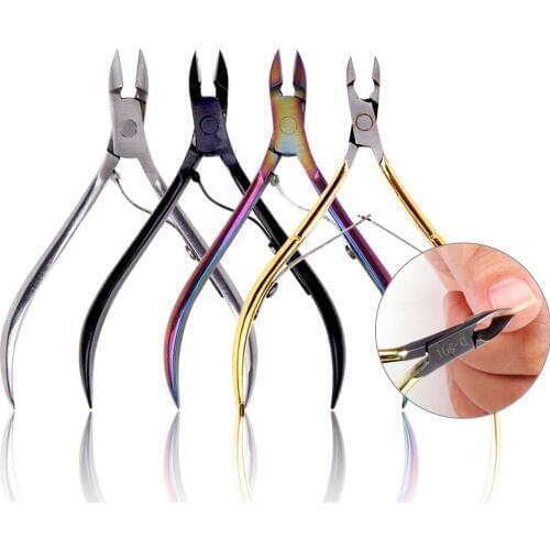 Toenail Toe Ingrown Nail Cuticle Nipper Clipper Edge Cutter Dead Skin Remover Stainless Steel Manicure Pedicure Nail Art Tool