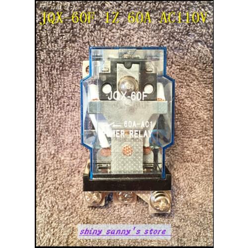 1Piece JQX-60F 1Z 60A AC110V Coil Power Relay Brand New