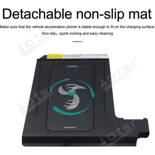 QI Wireless Charge Special On-Board Charge Phone Charge Panel Android For Honda Accord 9 2016 2017 2018 Non-slip Car Accessories