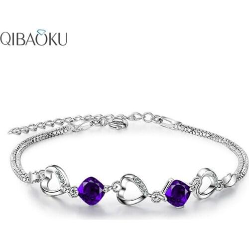QIBAOKU Bracelets With Charms