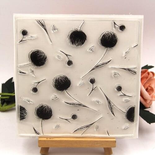 KLJUYP Dandelion Clear Stamps Scrapbook Paper Craft Clear stamp scrapbooking